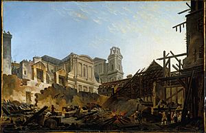 Archivo:Demachy - La Foire Saint-Germain après l'incendie