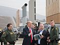 Donald Trump visits San Diego border wall prototypes