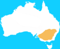 Eastern Hare Wallaby Distribution Map