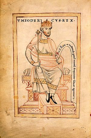 Archivo:Gesta Theodorici - Theodoric the Great (455-526)