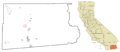 Imperial County California Incorporated and Unincorporated areas Westmorland Highlighted