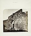 James McDonald. City walls, the Zion Gate. 1865