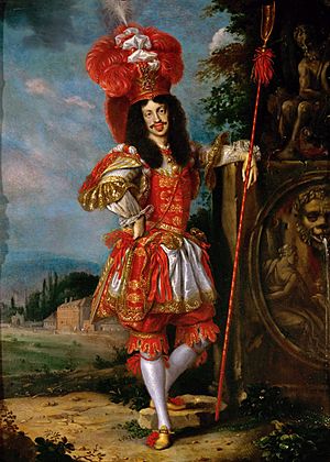 Archivo:Jan Thomas - Leopold I as Acis in the play "La Galatea"