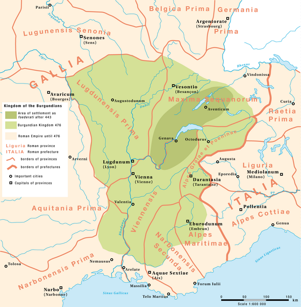 Map Burgundian Kingdom EN