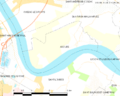Map commune FR insee code 33016