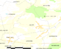 Map commune FR insee code 62140
