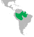 Melanosuchus niger distribution