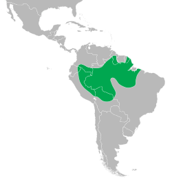 Distribución de Melanosuchus niger