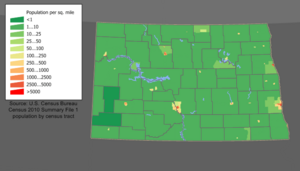 Archivo:North Dakota population map