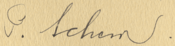 Paul Scherrer – signature ca 1930.png