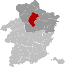 Peer Limburg Belgium Map.svg
