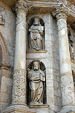 Archivo:Santa Maria de Montblanc - Detall portalada