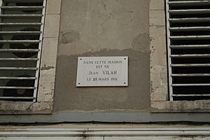 Archivo:Sete plaque Jean Vilar