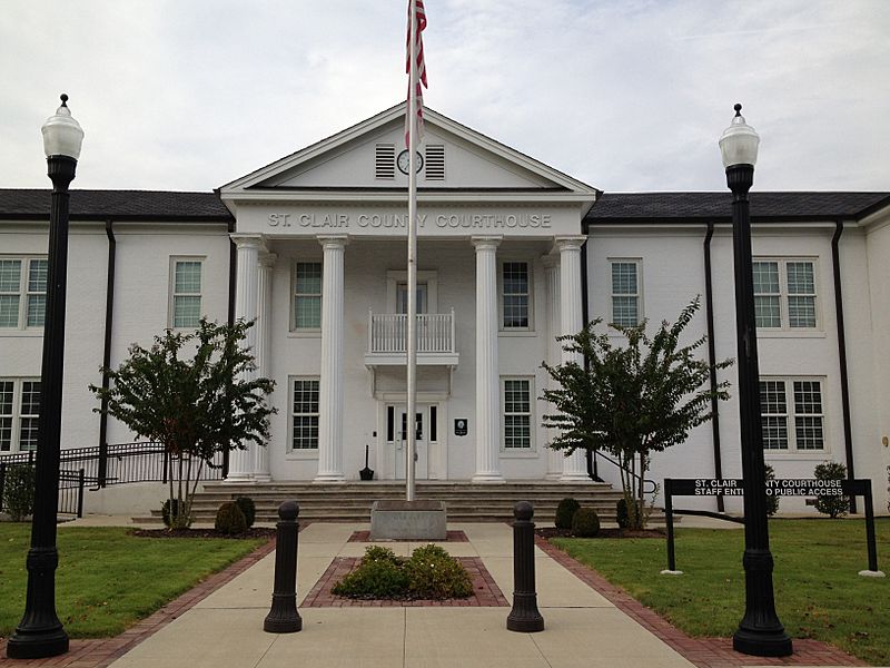 Archivo St. Clair County Courthouse in Ashville, Alabama
