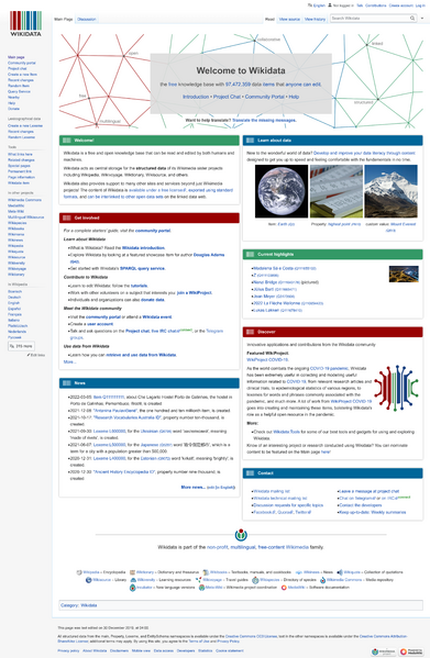 Wikidata-Homepage 20220422 21 18 54