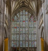 Winchester Cathedral Mosaic Stained Glass, Hampshire, UK - Diliff
