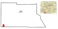 Archuleta County Colorado Incorporated and Unincorporated areas Arboles Highlighted