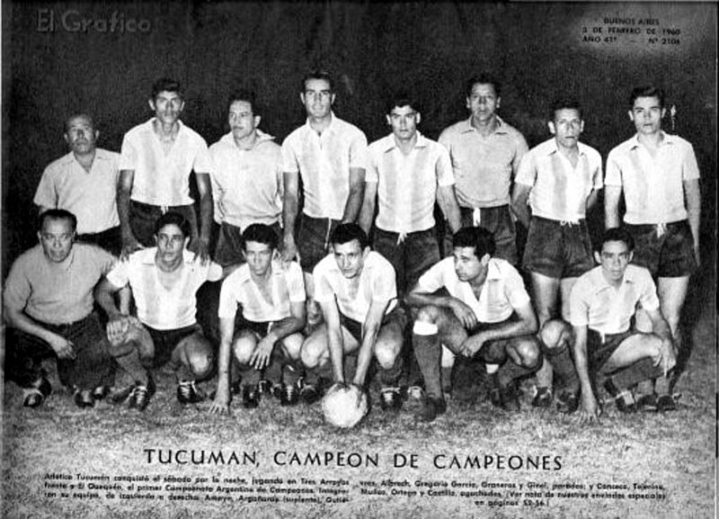 Atletico tucuman equipo 1960