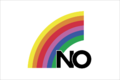 Bandera del NO