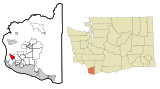 Clark County Washington Incorporated and Unincorporated areas Felida Highlighted.svg