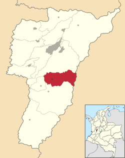 Córdoba ubicada en Quindío