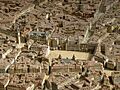Detalle de la Plaza Mayor, en el Modelo de Madrid, de Gil de Palacio, años 1828-1830, Museo de Historia de Madrid, España