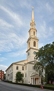 Archivo:First Baptist Church in America from Angell St 2