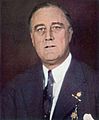 Franklin D. Roosevelt TIME Man of the Year 1933 color photo