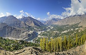 Hunza Valley, view from Eagle's Nest
