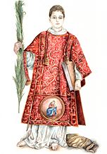 Archivo:Icona Caesarius Diaconus, San Cesario diacono e martire