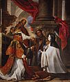 Juan Martín Cabezalero - The Communion of Saint Theresa - Google Art Project