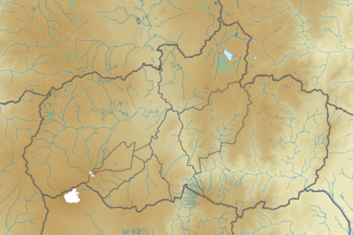 Mapa físico de localización Tungurahua
