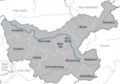 Municipalities in HSK.svg