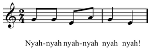Archivo:Nyah nyah nyah music notation