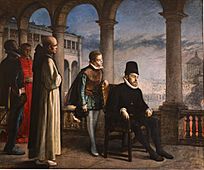 Philip II (1527-98) presiding at an auto-da-fé A