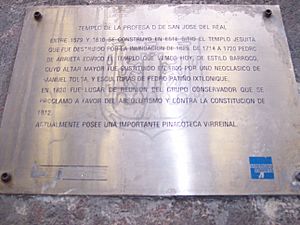 Archivo:PlacaInformativa-Templo San Juan José del Real-Mexico City-Mexico