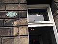 Plaque at 13 Randolph Crescent, Edinburgh