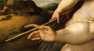 Archivo:Pontormo, venere e amore da michelangelo, 1533 ca. 03