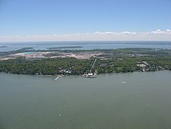 Shoreline of Lakeside from the air.jpg