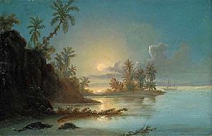 Archivo:Sunset in the Orinoco Ferdinand Bellermann