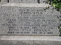 The inscription on the grave of Isobel Wylie Hutchison, Kirkliston, Scotland