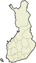 Valkeakoski Suomen maakuntakartalla.png