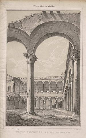 Archivo:Vista interior de el Alcázar, Álbum artístico de Toledo