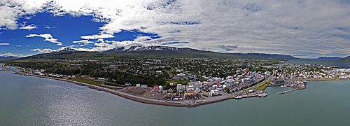 Akureyri from the Sky