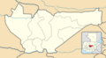 Baja Verapaz department location map