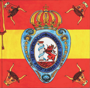 Archivo:Bandera Milicia Nacional Cabeza de Buey 1820