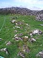 Caherconnell stone fort - foundations