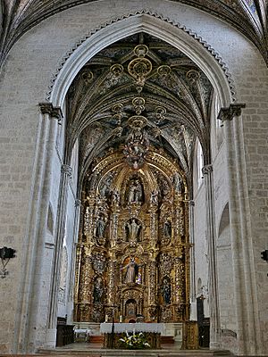 Archivo:Capilla mayor de la Iglesia de San Francisco (Palencia)