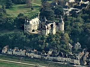 Archivo:Chaumont-sur-Loire castle, aerial view