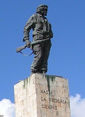Archivo:Che Guevara - Grab in Santa Clara, Kuba (frag)